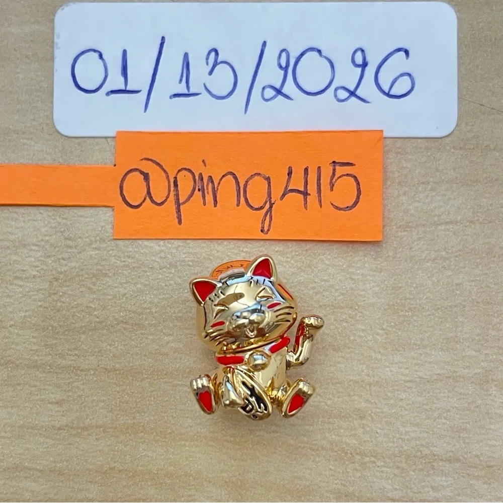 Pandora Shine Lucky Cat Charm - Picture 9 of 13